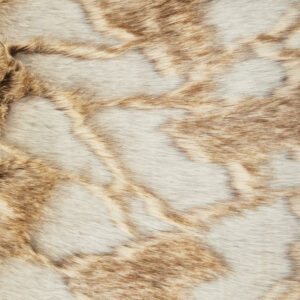 Bosie Lamina Grey And Natural Square Fur Cushion