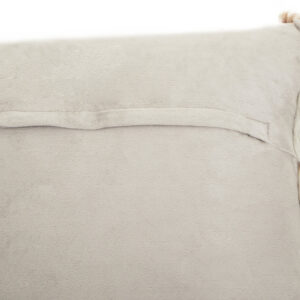 Bosie Lamina Grey And Natural Square Fur Cushion