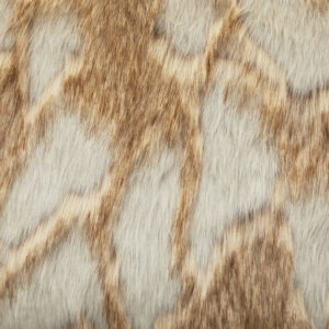 Bosie Lamina Grey And Natural Fur Cushion