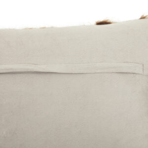 Bosie Lamina Grey And Natural Fur Cushion