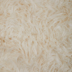 Bosie Lamina Cream Faux Fur Throw