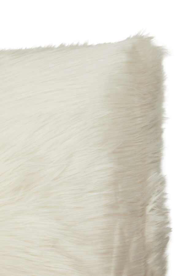 Bosie Lamina Cream Square Fur Cushion