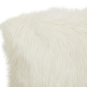Bosie Lamina Cream Square Fur Cushion