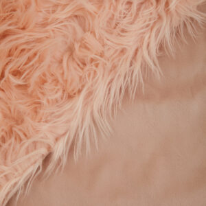 Bosie Lamina Pink Faux Fur Throw