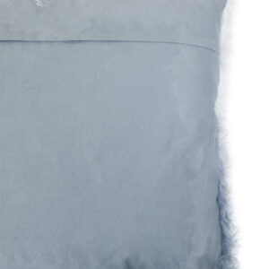 Bosie Real Mongolian Fur Grey Ombre Square Cushion