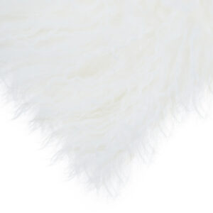 Bosie Real Mongolian Fur Grey Ombre Rectangular Cushion