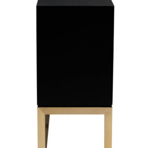 Dumas Black and White Four Door Sideboard