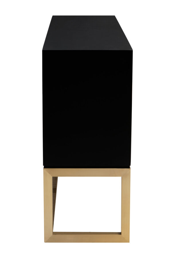 Dumas Black and White Four Door Sideboard
