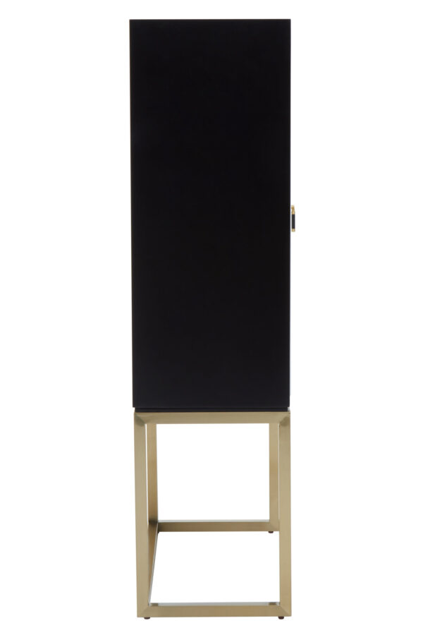 Dumas Black and White Two Door Cabinet