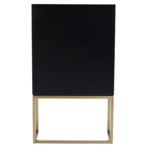 Dumas Black and White Two Door Cabinet