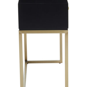 Dumas Black and White Console Table with Drawers