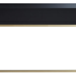 Dumas Black and White Console Table with Drawers
