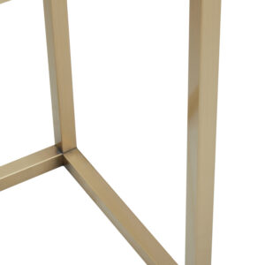 Dumas Black and White Console Table with Drawers
