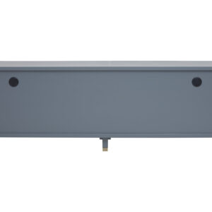 Deskey Grey Shagreen Effect Media Unit