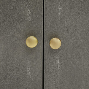 Deskey Grey Shagreen Effect Media Unit