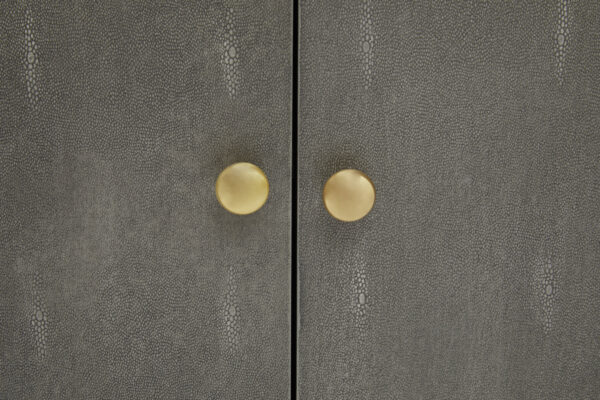 Deskey Grey Shagreen Effect Media Unit