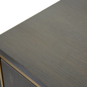 Deskey Grey Shagreen Effect Media Unit