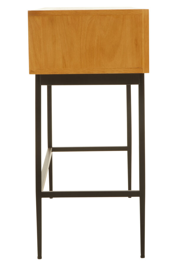 Jakara Natural Finish Console Table with 2 Drawers