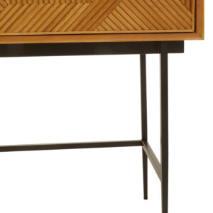 Jakara Natural Finish Console Table with 2 Drawers