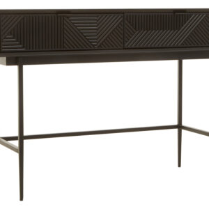 Jakara Black Finish Console Table with 2 Drawers