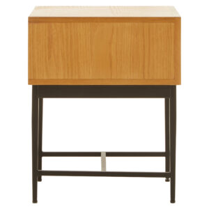 Jakara Natural Finish Side Table with 1 Drawer