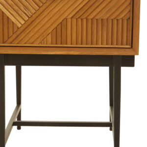 Jakara Natural Finish Side Table with 1 Drawer