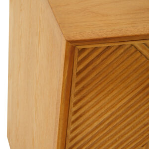 Jakara Natural Finish Sideboard with 4 Doors and  3 Drawers