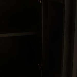 Jakara Black Finish Sideboard with 4 Doors and 3 Drawers