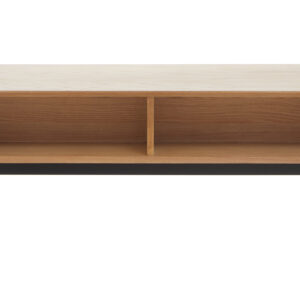 Jakara Natural Finish Coffee Table with Drawers