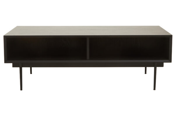 Jakara Black Finish Coffee Table with Drawers