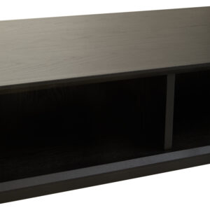 Jakara Black Finish Coffee Table with Drawers
