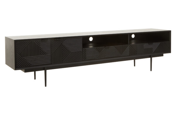 Jakara Black Finish Media Unit