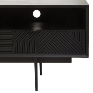 Jakara Black Finish Media Unit