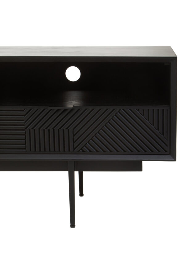 Jakara Black Finish Media Unit