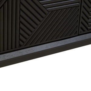 Jakara Black Finish Media Unit