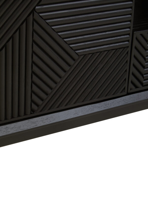 Jakara Black Finish Media Unit