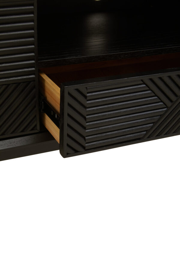 Jakara Black Finish Media Unit