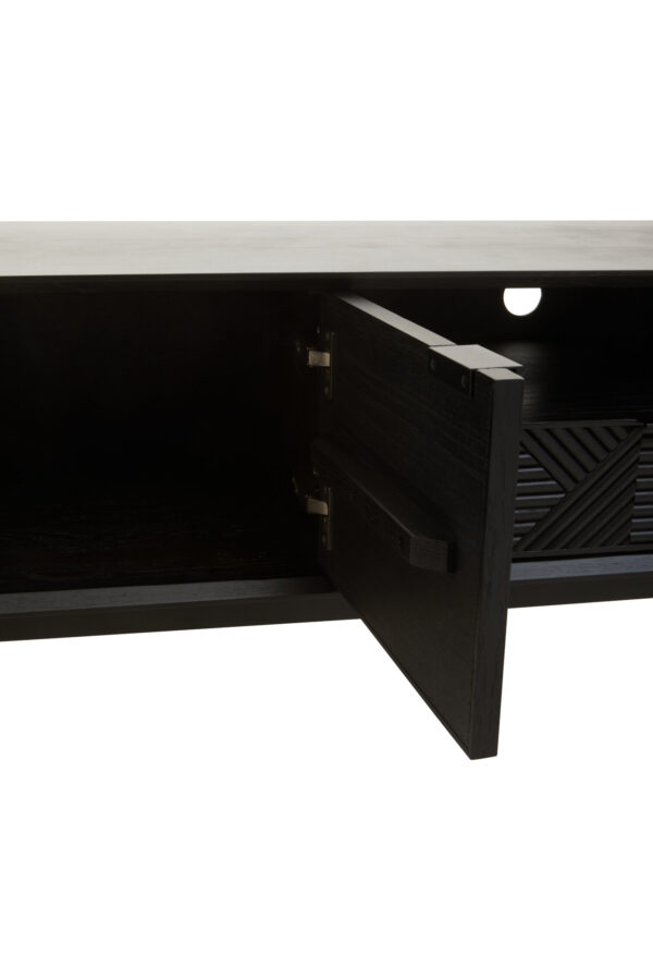 Jakara Black Finish Media Unit