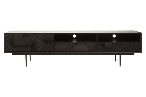 Jakara Black Finish Media Unit