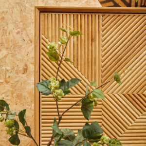 Jakara Natural Finish Cabinet with Drawers