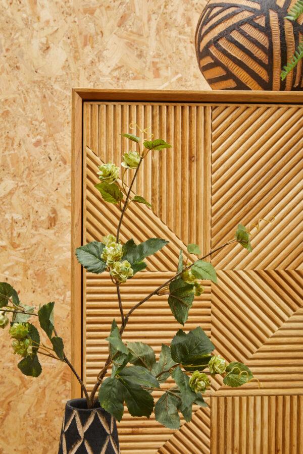 Jakara Natural Finish Cabinet with Drawers