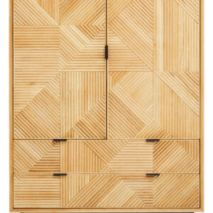 Jakara Natural Finish Cabinet with Drawers