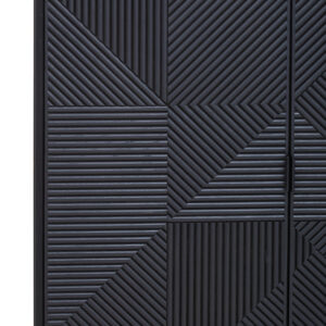 Jakara Black Finish Cabinet