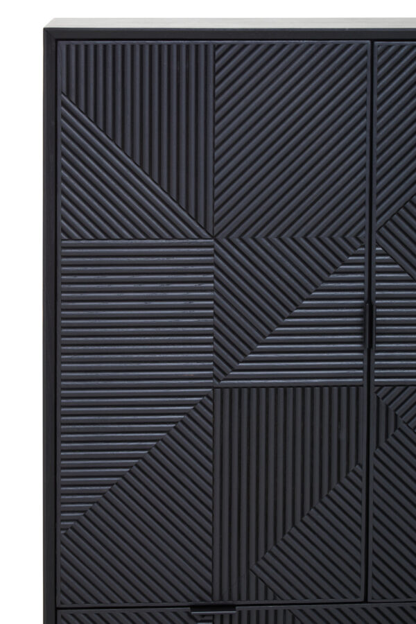 Jakara Black Finish Cabinet