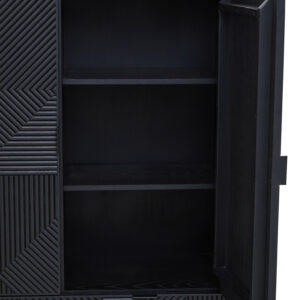 Jakara Black Finish Cabinet