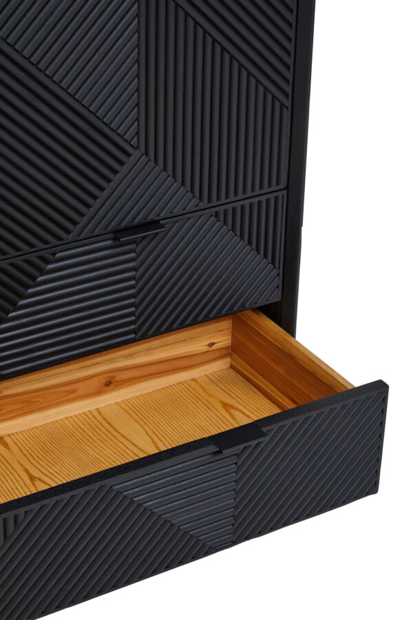 Jakara Black Finish Cabinet