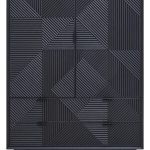 Jakara Black Finish Cabinet