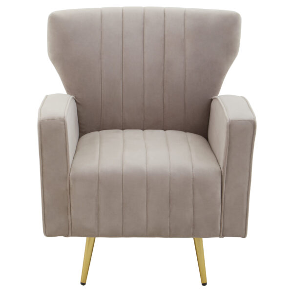 Hayley Mink Velvet Armchair