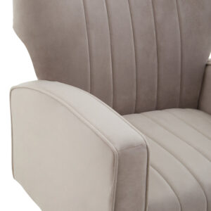Hayley Mink Velvet Armchair