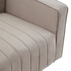 Hayley Mink Velvet Armchair